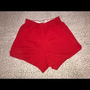 Red Soffe Shorts